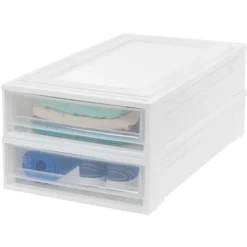 IRIS USA Plastic Under Bed Storage Containers -Home Storage Store GUEST 00efeb63 f7d9 4779 a9fc 134f581fdad4