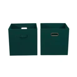Household Essentials 2pc 12" X 13" Fabric Storage Bin Set -Home Storage Store GUEST 012a4695 f79d 4fb4 bd38 5ee12a5cd297