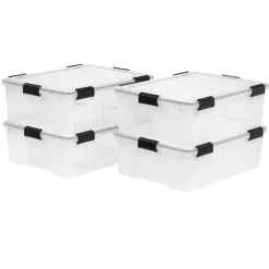 IRIS USA WEATHERPRO Airtight Plastic Storage Bin With Lid And Seal And Secure Latching Buckles 24 IRIS USA WEATHERPRO Airtight Plastic Storage Bin With Lid And Seal And Secure Latching Buckles -Home Storage Store GUEST 01350650 a6c0 415f 8ba8 17608b5d7069