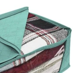 Sorbus 3pc Storage Bamboo Teal Fiber Clothing Organizer Bags Set -Home Storage Store GUEST 015c96c9 d637 400c 9602 53b0e54fbf5c