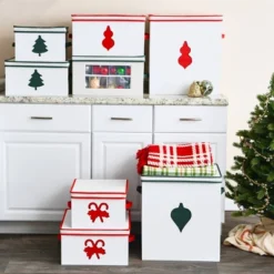 Household Essentials Ornament Storage Chest With 24 Pockets Green 16 Household Essentials Ornament Storage Chest With 24 Pockets Green -Home Storage Store GUEST 031da627 cc65 4205 a82a 5fd748dc1235