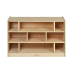 ECR4Kids Mobile Block Storage Cart, 38in, Classroom Furniture, Natural -Home Storage Store GUEST 03639cff 76ae 4486 a140 a0aa20975d85