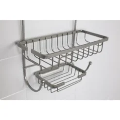 Home Basics Heavy Weight Satin Nickel Shower Caddy 7 Home Basics Heavy Weight Satin Nickel Shower Caddy -Home Storage Store GUEST 03de6cb3 9341 44e3 95b0 cb210b5c8db4