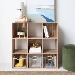 35.43" Piperton 9 Cube Organizer Natural - Signature Design By Ashley -Home Storage Store GUEST 056f781b 351e 49c7 b31d 99985f5be698