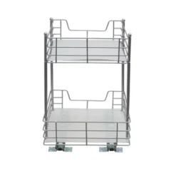 Household Essentials 12" 2-Tier Pantry Organizer Nickel 9 Household Essentials 12" 2-Tier Pantry Organizer Nickel -Home Storage Store GUEST 05f8fe6e 6e35 45e4 9f7e d6e940c46910