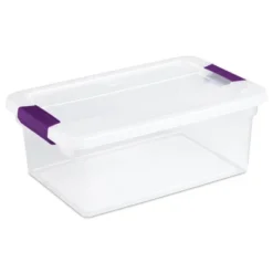Sterilite 15 Quart Plastic Stackable Storage Container Tote With Lid -Home Storage Store GUEST 06628819 8920 46b1 b79f 1bb39057bc52