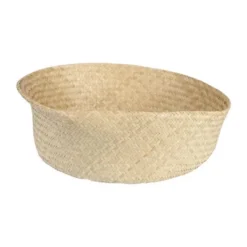 Seagrass Basket With Handles 12" X 19" Natural - Storied Home -Home Storage Store GUEST 06e7a953 ee06 4aaa ad6a d77283115dc4