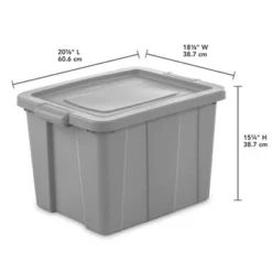 Sterilite Tuff1 18 Gallon Plastic Storage Tote Container Bin With Lid 10 Sterilite Tuff1 18 Gallon Plastic Storage Tote Container Bin With Lid -Home Storage Store GUEST 08316251 91ee 4921 8077 999cbb30948c