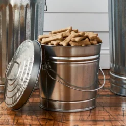 Behrens 6gal Galvanized Steel Locking Lid Storage Can Silver -Home Storage Store GUEST 0b5c6c06 9c58 42a3 8994 c60ff48e3b67