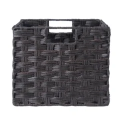 3pc Melanie Woven Fiber 2 Small And 1 Large Basket Set Chocolate - Winsome -Home Storage Store GUEST 0b683c6a 3dd8 47b2 b7bc 51c0aea721d1