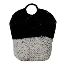 CosmoLiving By Cosmopolitan 19" X 22" X 17" Sea Grass Contemporary Storage Basket Black -Home Storage Store GUEST 0beb2c82 25db 404a 8c8d 64ca56fab872