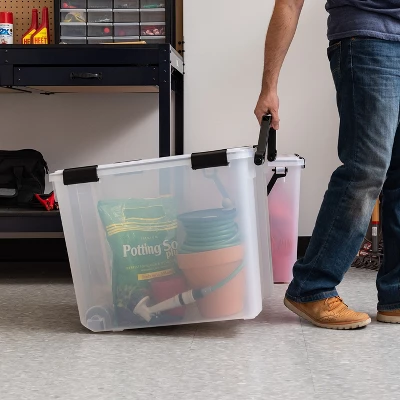 IRIS USA WEATHERPRO Airtight Plastic Storage Bin With Lid And Seal And Secure Latching Buckles 1 IRIS USA WEATHERPRO Airtight Plastic Storage Bin With Lid And Seal And Secure Latching Buckles