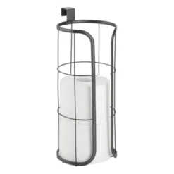 MDesign Metal Over The Tank Toilet Tissue Paper Roll Holder -Home Storage Store GUEST 146f754b d7ba 42e4 9084 fb3a6827cef1