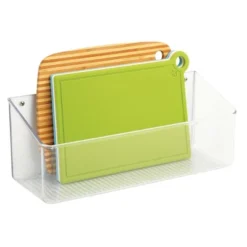 MDesign Wall Mount Plastic Home Storage Organizer Tray Basket Bin -Home Storage Store GUEST 15c57da2 7263 4078 949a dd0b674a0767