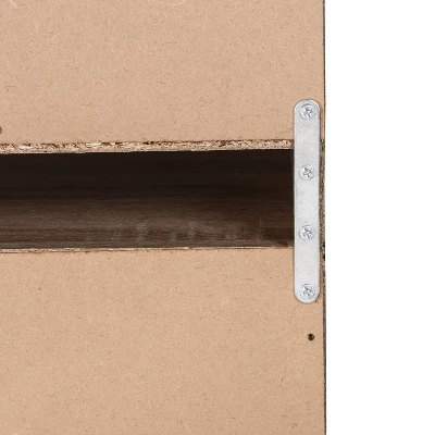 Honey-Can-Do 4 Drawer Stackable Cabinet Oak 4 Honey-Can-Do 4 Drawer Stackable Cabinet Oak - Image 4