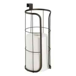 MDesign Metal Over The Tank Toilet Tissue Paper Roll Holder -Home Storage Store GUEST 169d898e 6c2c 4958 bdbb 5a701f1a9c13
