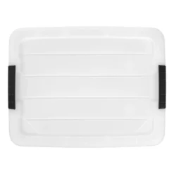 IRIS Stack And Pull Clear Storage Bin With Lid Natural -Home Storage Store GUEST 178d1017 cc7e 4b9f b388 f09a9b696420