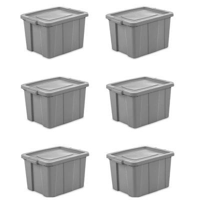 Sterilite Tuff1 18 Gallon Plastic Storage Tote Container Bin With Lid 5 Sterilite Tuff1 18 Gallon Plastic Storage Tote Container Bin With Lid - Image 5
