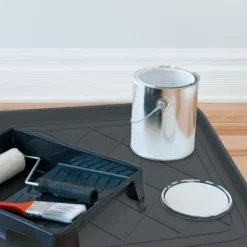 Fleming Supply All Weather Small Plastic Boot Tray - Dark Gray, Set Of 2 -Home Storage Store GUEST 1d888602 2b49 4778 8e44 804b26650fea