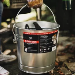 Behrens 6gal Galvanized Steel Locking Lid Storage Can Silver -Home Storage Store GUEST 229d5810 cbd9 4042 ae3c 2cfb0f6efcb1