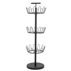 BirdRock Home Internet's Best 3-Tier Metal Shoe Tree (18 Pair) - Black Finish -Home Storage Store GUEST 2613758a 385c 4a53 80b0 024c1a86fcc6