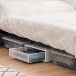 IRIS USA Plastic Under Bed Storage Containers -Home Storage Store GUEST 2715e3b3 4d6b 4886 9110 b7ab25867be9