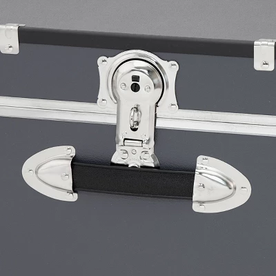 Seward Trunk 30" Paper Line Wheels Gray 4 Seward Trunk 30" Paper Line Wheels Gray - Image 4