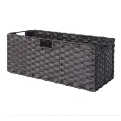 3pc Melanie Woven Fiber 2 Small And 1 Large Basket Set Chocolate - Winsome -Home Storage Store GUEST 2aff334a a7ee 4062 ad83 f8fe4575fc1a