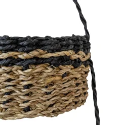3-Tiered Hanging Basket Black Seagrass & Rope By Foreside Home & Garden -Home Storage Store GUEST 2bfdb1d3 6ce9 4993 ac84 4f838b6028ce