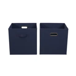 Household Essentials 2pc 12" X 13" Fabric Storage Bin Set -Home Storage Store GUEST 2c3e0970 54cd 4af1 8dd9 7d997cb34d8a