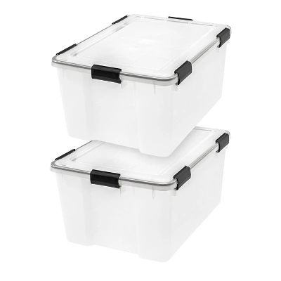 IRIS USA WEATHERPRO Airtight Plastic Storage Bin With Lid And Seal And Secure Latching Buckles 15 IRIS USA WEATHERPRO Airtight Plastic Storage Bin With Lid And Seal And Secure Latching Buckles - Image 15