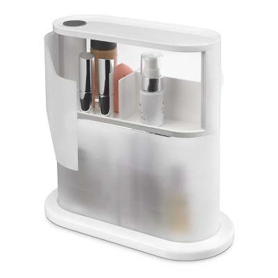 Two Tier Swivel Base Bath Storage - Polder 2 Two Tier Swivel Base Bath Storage - Polder - Image 2