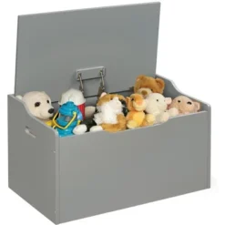 Bench Top Toy Box - Gray