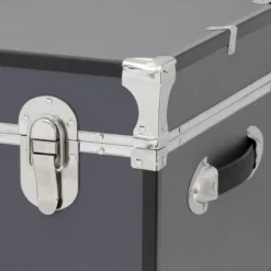 Seward Trunk 30" Paper Line Wheels Gray 8 Seward Trunk 30" Paper Line Wheels Gray -Home Storage Store GUEST 339e4e3d bd08 4dfb 9fee 04b6ef51dc66