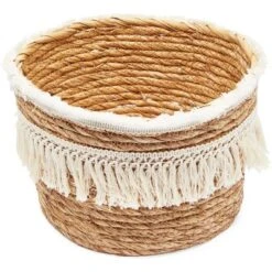 Okuna Outpost 2-Pack Boho Themed Style Woven Baskets For Storage, Home Decorative Organizer (2 Sizes) -Home Storage Store GUEST 34c8a9c7 89d9 4dbe abcf e89c47701980