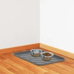 All Weather Boot Tray - Small Water-Resistant Plastic Utility Shoe Mat For Indoor And Outdoor Use In All Seasons By Stalwart (Gray) -Home Storage Store GUEST 34db7905 ad1d 426a 8463 78204b7540dc