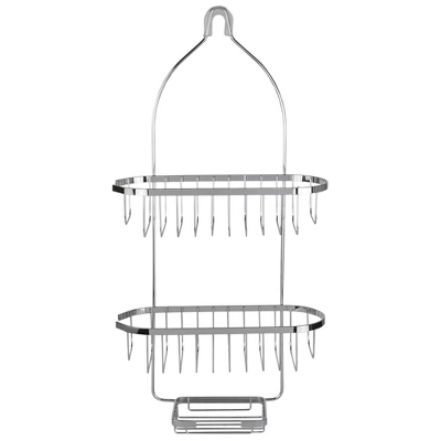 Home Basics Chrome Plated Steel Shower Caddy 2 Home Basics Chrome Plated Steel Shower Caddy - Image 2