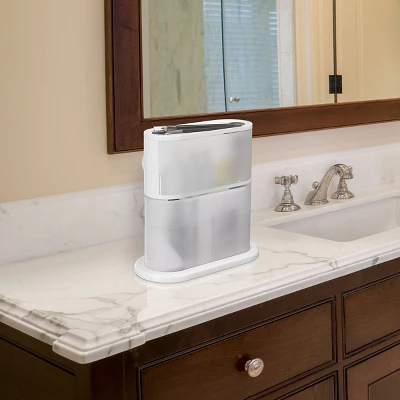 Two Tier Swivel Base Bath Storage - Polder 6 Two Tier Swivel Base Bath Storage - Polder - Image 6