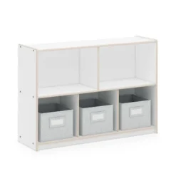 Guidecraft EdQ 2-Shelf 5-Compartment Storage - 30" -Home Storage Store GUEST 3ae279ae c786 4223 8e8a 5cff890a284b