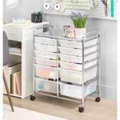 Whitmor 12 Drawer Storage Cart White -Home Storage Store GUEST 3b7785cf 9788 42e3 9eb8 84b5aa6ac6f4