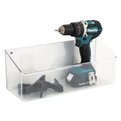 MDesign Wall Mount Plastic Home Storage Organizer Tray Basket Bin -Home Storage Store GUEST 3cb21825 8984 4772 95a0 19ecf407611b