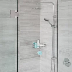 Stick N Lock Plus Kroma Combo Shower Basket Chrome - Better Living Products 5 Stick N Lock Plus Kroma Combo Shower Basket Chrome - Better Living Products -Home Storage Store GUEST 3d96252b 9df8 4ff6 a396 2408d48b7e6b