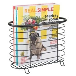 MDesign Metal Farmhouse Standing Bathroom Rack Magazine Holder 15 MDesign Metal Farmhouse Standing Bathroom Rack Magazine Holder -Home Storage Store GUEST 3e9383e0 e760 4e0f a6b2 7e242b40a16f