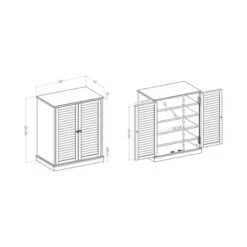 Belina 5 Shelf Shoe Cabinet Espresso - MiBasics -Home Storage Store GUEST 3f84da65 389e 409f 8156 448733c80691