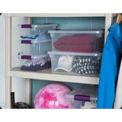 Sterilite 15 Quart Clear Plastic Storage Container Tote, 12 Pack, And 6 Quart Clear Plastic Storage Container Tote, 12 Pack For Household Organization -Home Storage Store GUEST 410fcffb 2347 4f2c ab75 2f055e536a08