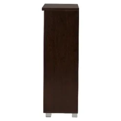Adalwin Modern And Contemporary 2-Door Wooden Entryway Shoes Storage Cabinet - Dark Brown - Baxton Studio -Home Storage Store GUEST 44dcdfcc 9ea7 4f84 ae96 d1aabeed2058