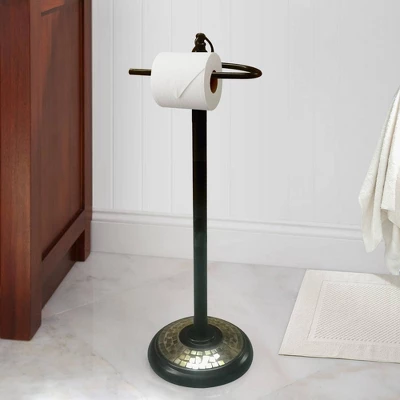 Freestanding Toilet Tissue Holder Bronze - Nu Steel 1 Freestanding Toilet Tissue Holder Bronze - Nu Steel