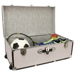 Seward Trunk 30" Paper Line Wheels And Bone 11 Seward Trunk 30" Paper Line Wheels And Bone -Home Storage Store GUEST 482decf4 242b 4787 9650 0c7ac1ae169b