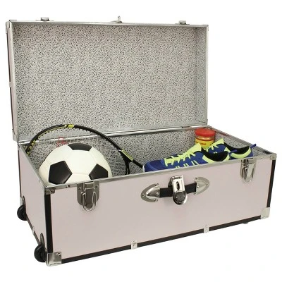 Seward Trunk 30" Paper Line Wheels And Bone 4 Seward Trunk 30" Paper Line Wheels And Bone - Image 4