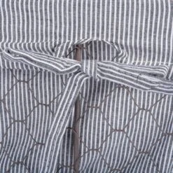 Design Imports Set Of 5 Rustic Bronze Chicken Wire Ticking Stripe Liner Baskets Black/White -Home Storage Store GUEST 49a0d901 c727 49ce 83ca 5cac10d26b3c